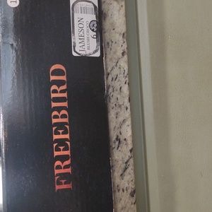 Freebird "Jameson" blush croco booties